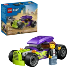 LEGO City Hot Rod Race Car Building Toy For Kids - Pretend Play Set For Boys & Girls, Ages 5+ - Toy Car W/Racecar Driver Minfigure - Gift Idea For Birthdays - 60485