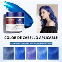 KARSEELL Intense Blue Pigment Hair Mask To Enhance Cool Tones, Neutralize Dull Shades, And Neutralize Warm Highlights. Professional Treatment That Adds Shine, Luminosity, And Softness. High-Purity Pigment For Uniform And Long-Lasting Results. Ideal For Blue, Black, Blue, Cool Brown, Or Color-Fading Hair. Creamy, Easy-To-Apply Formula That Moisturizes, Nourishes, Controls Frizz, And Improves Manageability, Leaving Hair Looser, Healthier, And With A Deep, Wash-Resistant Blue Tone. 500ml - Coconut - 查看 8