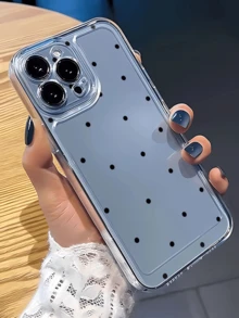 1 件装极简波点图案 TPU 防震手机壳,兼容 Apple 17、16、15、14、13、12、11 Pro Max、Air 和 Series 系列 - 彩色 - 查看 3