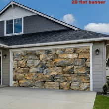 2D PlaneRustic Gray Rock Wall Backdrop: Perfect For Parties, Photoshoots, And Decorations - No Power Required - Polyester Material - 1 - View 4