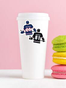 Hình dán vinyl cặp đôi khúc côn cầu trên băng Hollanov | Trang trí DIY phong cách bởi Shane Hollander & Ilya Rozanov, Hình dán vinyl dán xe hơi - Thích hợp cho cản xe, cửa sổ xe, cửa xe, hộp dụng cụ - Chỉ bao gồm hình dán. - Nhiều màu - Xem 5