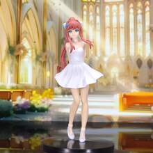 Monika, Doki Doki Literature Club! Anime Figure, Game Fans Merchandise, Game Character Statue, Collectible Figurine, Desktop Decor, PC Accessory, Christmas Gift, Small Gift, Collectible - Multicolor - View 2