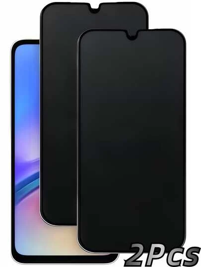 2 piezas Protector de pantalla de vidrio templado con privacidad, compatible con Samsung A13/F23/M14/M21/M62/A20E/A20E/M55/F62/F23/F14/A10S, Y8P/X7C/Y70 PLUS/50 LITE/X8B/NOVA 12/X7B y talla grande, protección de pantalla esencial anti-espionaje, anti-arañazos, aplicable a protección diaria, oficina, hogar