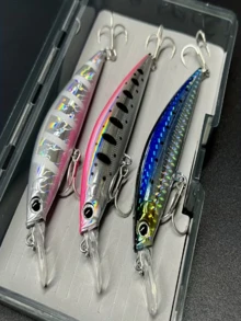 Mồi giả bơi cứng chịu lực cao 110mm, 26g/0.92oz, mồi câu cá biển chịu lực cao, mồi câu cá hồi, mồi câu mini. - Nhiều màu - Xem 1