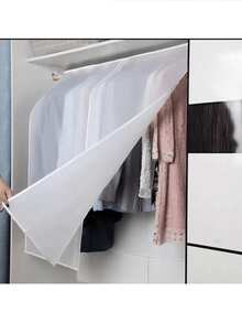 服装防尘罩，落地式服装架衣物防尘罩 - 半透明 - 查看 3