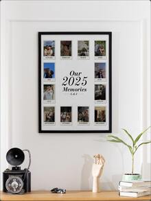 Custom 2025 Couples Photo Collage Template: Anniversary Gift (Canva Editable, Digital Download) - Multicolor - View 4