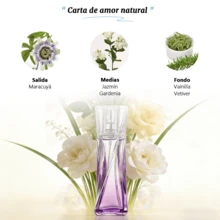 Set de 4 Perfumes para Mujer Aroma Floral Frutal | Aroma Floral Frutal Fresco | Colección "Carta de amor natural" | Mini para bolsa y viaje | Regalo para Año Nuevo, Reyes Magos, San Valentín y Cumpleaños - Múltiples aromas - Ver 6