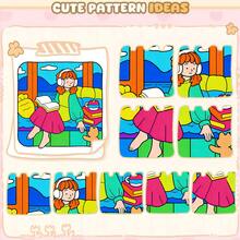 40页 205克 “放松女孩”自爱疗愈涂色书 - 女孩专属的放松日常场景，疗愈身心的自我关爱涂色书，减压创意趣味礼物，送给女性的完美之选，婚礼季、母亲节的理想礼物 - 酷女孩 - 查看 10