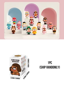 Cry Again Series Blind Box Collectibles, Includes 12 Regular Designs + 3 Hidden Designs, ABS Hard Material Non-Flocked, Cute Blind Box, Toy Blind Box, Exquisite Home Decor Ornament, Birthday And Christmas Gift - Multicolor - View 14