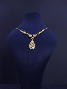 5pcs 18K Gold Plated Luxury Royal Style Geometric Design Bridal Wedding Jewelry Set, Suitable For Daily Wedding Wear, Wedding Anniversary Gift - Geometric Bridal Set - View 5