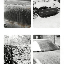 1pc Disposable Car Dust Cover With Drawstring, Waterproof, Dustproof, Anti-Bird Droppings, Anti-Fallen Leaves, Convenient And Practical, Thickened Dust-Proof Layer - Multicolor - View 4