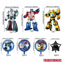 TRANSFORMERS 变形金刚卡通气球套装，铝箔气球，适用于商场、家居、派对、拍照背景、气球墙等装饰。 - 彩色 - 查看 3
