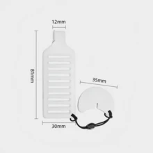 便携式旅行门锁 - 升级版旅行酒店门锁公寓安全装置门挡，小巧便携，适用于所有尺寸的门栓 - 銀色 - 查看 4
