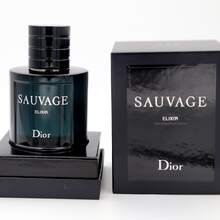 Christian Dior Sauvage Elixir Eau De Parfum EDP Spray 3.4oz 100ml Long-Lasting Earthy-Woody Fragrance For Men
