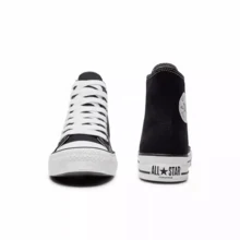 Converse Unisex Chuck Taylor SEASONAL High Top Canvas Shoes A19079C - Black - View 3