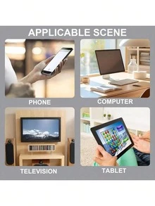 1 Pack Reusable Soft Microfiber Screen Cleaning Wet Wipes, Universal Type, Suitable For Car/Phone/Tablet/Laptop Touchscreens, No Lint, No Residue