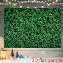 2D Plane1pcs Large Size Green Leaves Photography Backdrops Nature Backdrop Birthday Background For Birthday Party Seamless Photo Booth Prop Backdrop - 1 Item - View 4