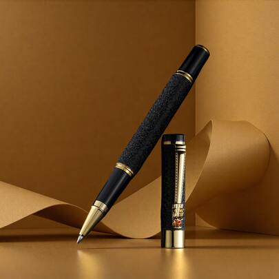 Bút bi kim loại cao cấp/Bút ký doanh nhân sang trọng/Viết trơn tru/Thích hợp làm quà tặng doanh nghiệp và sự kiện công ty/Bút quảng cáo độc đáo, dụng cụ viết cao cấp/Bút điều hành cao cấp dành cho nam và nữ/Ngòi bút thay thế được