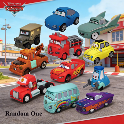  1 pieza Llavero mini autorizado de Disney Pixar Cars, estilo aleatorio, con opciones que incluyen Tow Mater, Lightning, Fillmore Red Accessory, adecuado para decoración de invierno, regreso a clases, reuniones festivas, etc.