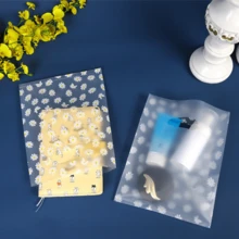 200个装平口礼品包装袋，高端加厚包装袋，小碎花图案手提袋，珠宝礼品袋，节日礼品袋，可重复使用平口手提袋，小礼品袋。适用于节日、珠宝、礼品、生日和婚礼礼品包装。 - 彩色 - 查看 4