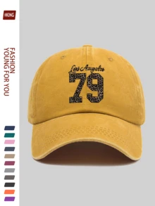 1pc Vintage Truck Driver Baseball Cap - Lightweight Polyester Cap, Breathable & Comfortable, With Leopard Print And Los Angeles 79 Graphics, Suitable For Beach, Fishing, Outdoor Sports, Great Gift For Father And Grandfather, Casual Headwear With Funny Text Design, Suitable For All Seasons, Multiple Colors Available, Great For Valentine's Day, Mother's Day, Father's Day - A - View 18