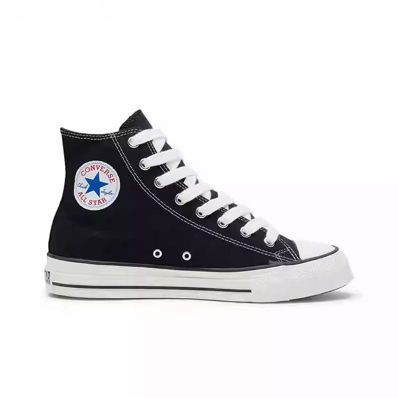 Converse Unisex Chuck Taylor SEASONAL High Top Canvas Shoes A19079C - Black - View 1
