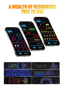 GLANBERT Nuevo panel de luz suave LED con control de voz por IA para automóvil, lámpara de ojo de demonio ultradelgada y dinámica, control por aplicación móvil, luz de decoración personalizada universal para ventana de camión - Multicolor - Ver 6