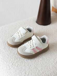 1 par de zapatillas casuales para niños, zapatos deportivos de primavera para niños, zapatillas de suela blanda para niñas - Rosa - Ver 3