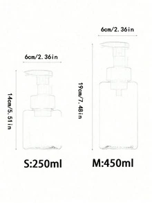 1pc Soap Dispenser, Pump Foam Bottle, Foam Dispenser, Suitable For Hand Wash, Face Wash, Shampoo, Mousse Foam Bottle