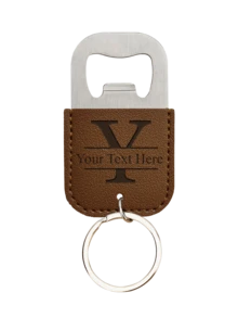 1/2/3/5/10/20pcs Personalized Leather Keychain, 2-In-1 Bottle Opener Keychain With Name, Multi-Functional Car Key Chain And Bag Charm - Multicolor - View 24
