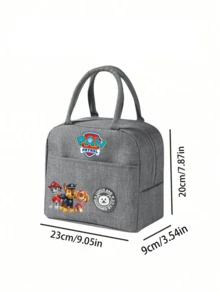 Paw Patrol 1个汪汪队午餐包 大容量加厚手提包 旅行露营必备 学校午餐包 圣诞节 万圣节 生日礼物（拉链款式随机） - 彩色 - 查看 6