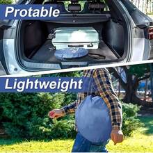 1个便携式快开遮阳防雨帐篷，适用于户外沙滩，可供3-4人使用（到货后，请打开包装通风一天后再使用） - 彩色 - 查看 7