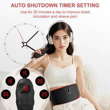 Red Light Therapy For Body:5 Light Levels Infrared Light Heat Therapy Belt Wrap For Back/Waist/Muscle/Pain Relief 660nm & 850nm Led Beads Red Light Therapy Device With Timer - Black - View 5