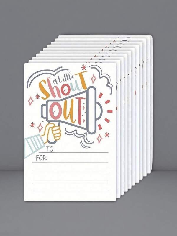 20 tarjetas de reconocimiento - Tarjetas de reconocimiento y elogio divertidas para empleados, ideales para la Semana de Reconocimiento del Servicio Público: perfectas para el personal de oficina, maestros y estudiantes, excelentes para los tablones de anuncios escolares/laborales - ¡Aliento para el aprecio a los empleados o los logros de los maestros!