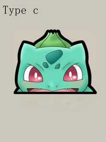 pokemon 新款宝可梦汽车贴纸，经典角色造型，可爱车身贴花，防水防紫外线，持久耐用，不易脱落褪色，是打造个性化吸睛DIY汽车造型的理想之选，适用于汽车装饰、家居装饰、生日派对、节日装饰等场合，实物比图片更漂亮