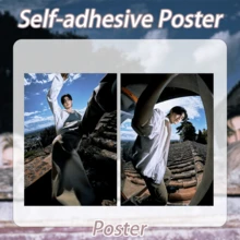 EN/Hypen，EN海报，带背胶的装饰海报卡，家居装饰海报，适用于卧室、客厅、咖啡厅、衣橱、生日礼物、装饰、派对用品