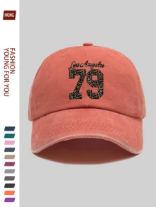 1pc Vintage Truck Driver Baseball Cap - Lightweight Polyester Cap, Breathable & Comfortable, With Leopard Print And Los Angeles 79 Graphics, Suitable For Beach, Fishing, Outdoor Sports, Great Gift For Father And Grandfather, Casual Headwear With Funny Text Design, Suitable For All Seasons, Multiple Colors Available, Great For Valentine's Day, Mother's Day, Father's Day - A - View 14