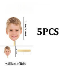 1/5/10/20个装照片面具，生日派对装饰，婚礼肖像，适用于婚礼、派对、单身派对和生日 | 12个装个性化扇形镂空头像面具，带手柄，趣味面具，可定制大号镂空头像派对装饰，可上传照片，生日面具带手柄和松紧带，适用于婚礼、朋友、亲戚，最佳礼物，派对装饰，新娘送礼会面部道具，永恒的爱 - 多色4 - 查看 14