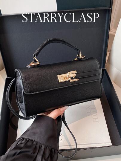 1pc Fashionable Versatile Minimalist Chic Flap Shoulder Bag, Suitable For Going Out And Shopping