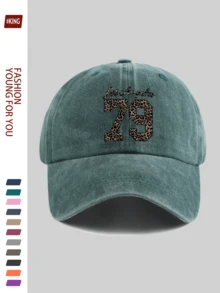 1pc Vintage Truck Driver Baseball Cap - Lightweight Polyester Cap, Breathable & Comfortable, With Leopard Print And Los Angeles 79 Graphics, Suitable For Beach, Fishing, Outdoor Sports, Great Gift For Father And Grandfather, Casual Headwear With Funny Text Design, Suitable For All Seasons, Multiple Colors Available, Great For Valentine's Day, Mother's Day, Father's Day - A - View 7