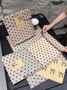 100个装高端平底服装包装袋，节日礼品包装袋，可重复使用包装袋，女士购物包装袋，平底创意DIY包装袋，加厚防水塑料袋，户外旅行服装包装袋，适用于节日、婚礼、派对礼品包装，学校、宿舍、办公室、运输和邮寄，生日、派对礼品包装 - 彩色 - 查看 6