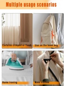 1pc Double-Sided Iron-On Hemming Tape, Strong Adhesive Hot Melt Tape, Iron-On Fusible Tape, Suitable For Clothing Alterations, Pants, Jeans, Skirts - Multicolor - View 8