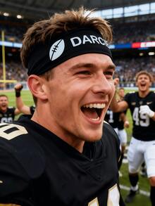 个性化运动头带,透气运动头带,定制姓名弹力头带,吸汗运动健身头带,时尚刺绣设计 | 防滑、透气、速干、高弹头带,适用于跑步、足球、篮球、健身、瑜伽、骑行、徒步、球类运动、攀岩等运动 - 彩色 - 查看 5