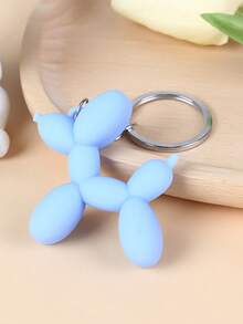 1 pieza Lindo y de moda simple llavero con colgante en forma de perro azul, regalo, recuerdo, accesorio para coche, bolso, mochila para la escuela, gótico, Y2K, accesorios de Halloween, accesorios para el Día del Maestro, accesorios para bolsos, cordones con portaidentificaciones, accesorios para coche, adornos para bolsos, Navidad - Azul - Ver 4