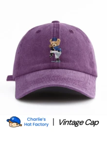 男女通用棒球帽，经典时尚，柔软吸汗带，尺寸可调节，轻便防晒，百搭经典款，适合户外运动、日常佩戴、聚会度假，是送给家人和朋友的完美礼物。 - 棒球熊 - 查看 17