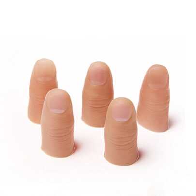 Punta del pulgar, Vanish de seda, Punta del dedo, Dedo falso, Trucos de magia de papel a moneda, Accesorios de magia