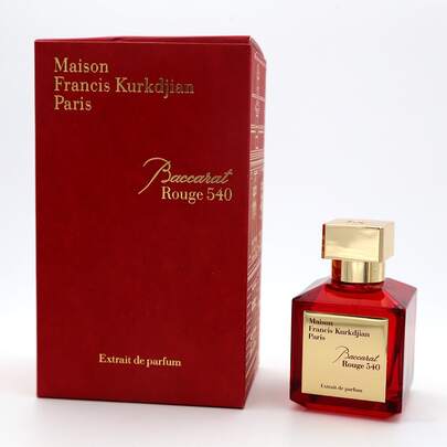 Maison Francis Kurkdjian Bac Carat Rouge 540 Extrait De Parfum Long-Lasting Woody Ambery Floral Perfume For Unisex 2.4oz 70ml