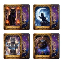 Cat Tarot Cards – Whimsical Feline-Themed Divination Deck For Self-Reflection & Intuition | Stunning Artwork (The Fool, The Sun, Etc.) – Ideal For Spirituality Enthusiasts & Cat Lovers | Portable Card Set For Daily Guidance & Mystical Fun - Multicolor - View 6