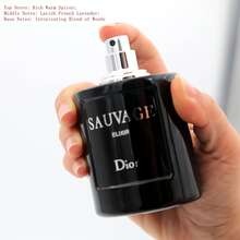Christian Dior Sauvage Elixir Eau De Parfum EDP Spray 3.4oz 100ml Long-Lasting Earthy-Woody Fragrance For Men