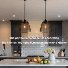 Chụp đèn cổ điển có thể gập lại, chỉ bán riêng chụp đèn, dễ dàng vệ sinh và cất giữ, thích hợp cho đèn treo, đèn bàn, đèn ngủ, là chụp đèn trang trí hoàn hảo. - màu đen - Xem 4